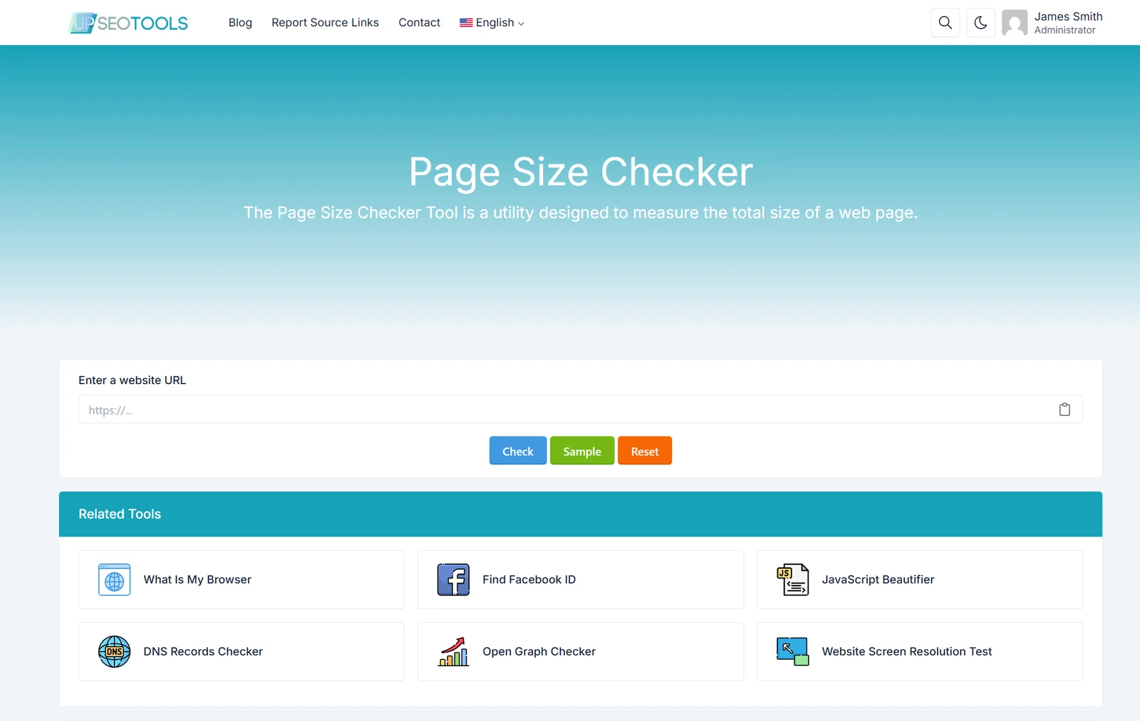 Learn to instantly check your website’s total size online without signing up. This free tool offers fast results perfect for performance and SEO optimization.   Is your website too heavy and loading slowly? You’re not alone. Many site owners don’t realize that a bloated website can hurt SEO, slow user experience, and even increase bounce rates. But how can you quickly, and accurately check your website's total size without logging into a complex platform? In this post, you'll learn how to check your website size online using a free and simple tool, no registration or coding knowledge is needed. Why Website Size Matters Faster websites = better user experience Smaller websites load quicker on mobile devices Google rewards speed with better SEO rankings Reduces hosting bandwidth and server costs A lean website is a powerful website. How to Check Website Size Using UPSEOTools Step 1: Visit the Tool Go to UPSEOTools – Website Page Size Checker Step 2: Enter the URL Type or paste your full website address (e.g., https://yourdomain.com) into the input box. Step 3: Click “Check” The tool will analyze your web page in seconds. Step 4: Review the Results You’ll see: Total page size (in KB or MB) Number of resources (images, scripts, CSS) Load weight distribution No login, no wait, just instant data. Pro Tips to Reduce Website Size Compress images using WebP or JPEG formats Minify CSS, JS, and HTML using our free minifiers Remove unused plugins or scripts Use lazy loading for images and videos Enable browser caching and use a CDN (like Cloudflare) Related Tools You May Like Image Compressor HTML Minifier Website Speed Test Frequently Asked Questions Is this tool free? Yes, the UPSEOTools Website Page Size Checker is 100% free to use with no sign-up required. Can I use it for competitor websites? Absolutely. You can check the size of any public webpage. Does it measure the entire site or just one page? This tool measures the size of a single webpage. To analyze a full site, check multiple key pages (home, blog, contact, etc.). Final Thoughts Website performance starts with awareness. By knowing the size of your pages, you can take meaningful steps to optimize your site for speed, SEO, and user satisfaction. Use the Website Page Size Checker today and start trimming the fat from your web presence with no login, or hassle. Would you like this formatted as an HTML or WordPress blog post version? I can prepare it for direct upload.